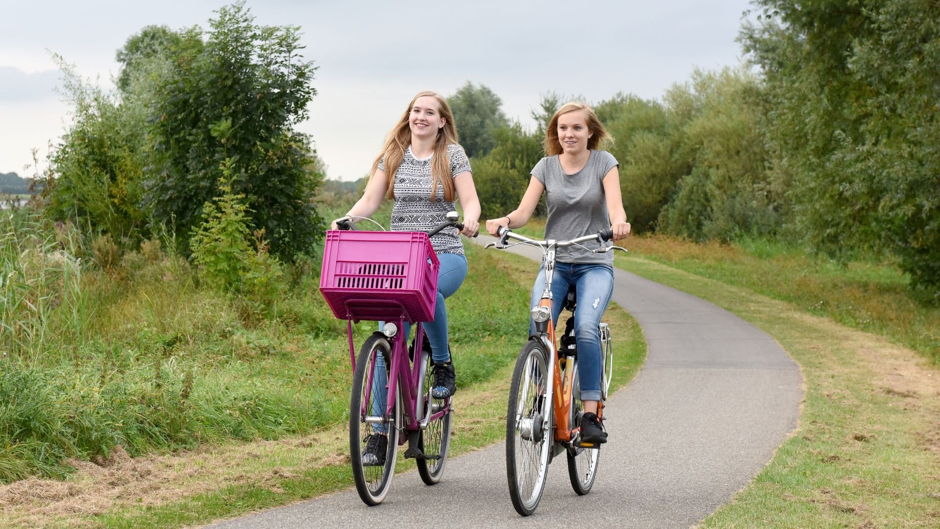 Fahrradtour Richtung Dünen